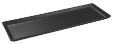 Блюдо прямоугольное Servewell Trinity S-2724 30,5х10см (меламин, черный)