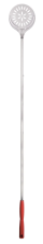 Лопата для пиццы круглая Cerutti Inox 742F/24/150 (d24х150см) перф, поворотная