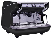 Кофемашина Nuova Simonelli Appia Life Compact 2 Gr S черная, высокие группы, экономайзер, полуавтома