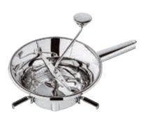Сито для протирки овощей Paderno 42572-24 (d24см, h16.5см, 3 диска - 1.5/2/4мм, нерж)