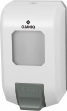 Дозатор жидкого мыла CLEANEQ KW-7227 (1,2 л, пластик, белый)