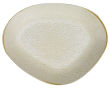 Тарелка плоская ассиметричная Kutahya Corendon Sand Wind BNGLX35DU890552 (d35см, h3,9см)