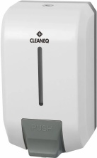 Дозатор жидкого мыла CLEANEQ KW-7226 (1,2 л, пластик, белый)
