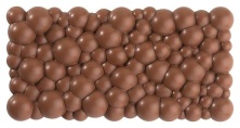 Форма для шоколада Pavoni PC5001 "Chocolate Bar Sparkling" (155х77мм h12мм, 100гр, 3 ячейки, п/к)