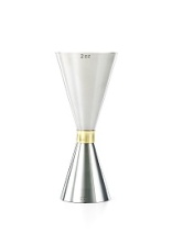 Джиггер 30/60, с золотым ободком, нерж.сталь BARFLY M37096