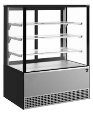 Витрина кондитерская KAYMAN KВК-950М люкс квадро черный