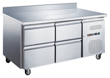 Стол холодильный TATRA TRTGND4 TN SB (с бортом)
