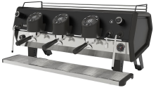 Кофемашина Sanremo D8 (3 высокие группы, подсветка групп, Cold Touch, черная)