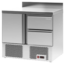 Стол холодильный POLAIR TMi2GN-02-G (с бортом)