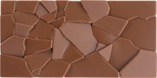 Форма для шоколада Pavoni PC5002 "Chocolate Bar Crush" (155х77мм h10мм, 100гр, 3 ячейки, п/к)