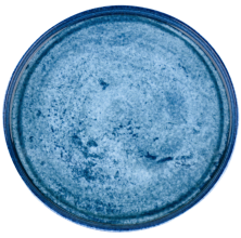 Тарелка с плоским дном круглая Kutahya Corendon Blue Stone BNROT24DU890003 (d24см, h1,8см)