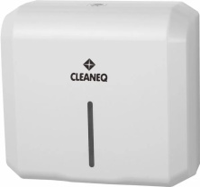 Диспенсер для бумажных полотенец CLEANEQ KW-7336 (белый глянец)