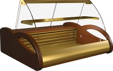 Витрина холодильная Carboma A87 SM 1,0-1 (ВХС-1,0 Арго Люкс)