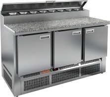 Стол для пиццы HICOLD PZE2-111/GN (1/6) камень