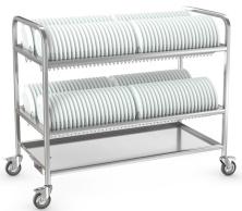 Тележка для посуды ATESY ТТ-Л-2-1200.600-02 (ТТ-2)