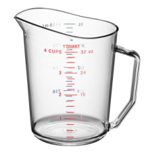 Кувшин мерный Cambro 100MCCW-135 (1л, прозрачный, с градуировкой, п/п)