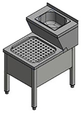 Ванна моечная Техно-ТТ ВМ-22/447 моповая