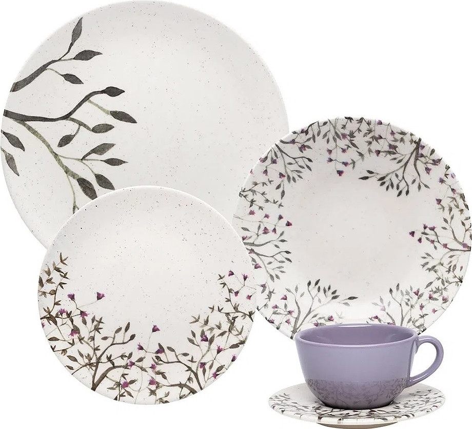 Тарелка суповая UNNI SHAPE LILAC Oxford 102960, AY01-5625 (20см)