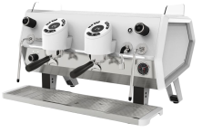 Кофемашина Sanremo D8 (2 высокие группы, подсветка групп, Cold Touch, ,белая)