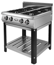 Плита газовая Grill Master Ф4ПГ/800 повышенной мощности, на подставке (50045)