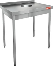 Стол под мусорный бак HICOLD НДСО-7/7Б