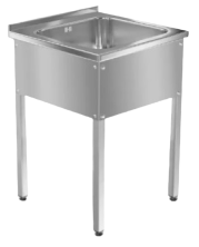 Ванна моечная GPSteel ВМБ-1 600/600/850п (11195)