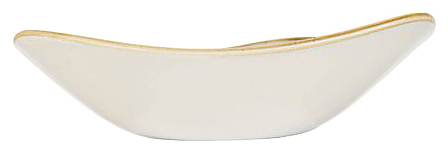 Салатник Churchill Stonecast SWHSTRB71 (треугольный, 0,37л d18,5см, без борта, цвет Barley White)