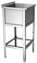 Ванна моечная GPSteel ВМБ-1 530/530/850 С (ВМБ-1/430) Стандарт