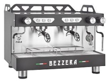 Кофемашина автомат Bezzera Moda De 2GR (черная, матовая, экономайзер, подсветка, мультифазная)