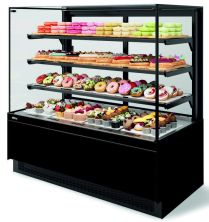Витрина кондитерская Chilz VETE II KUB 90 (черный матовый, крашенная)