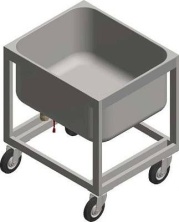 Ванна моечная Техно-ТТ ВМ-10/607К передвижная