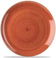 Тарелка мелкая Churchill Stonecast SSOSEV101 (26см, без борта, цвет Spiced Orange)