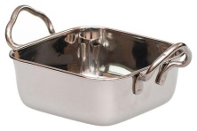 Сковорода для подачи P.L. Proff Cuisine KCQ11C 11х11 см h=4 см (нерж. сталь) квадратная 71002106