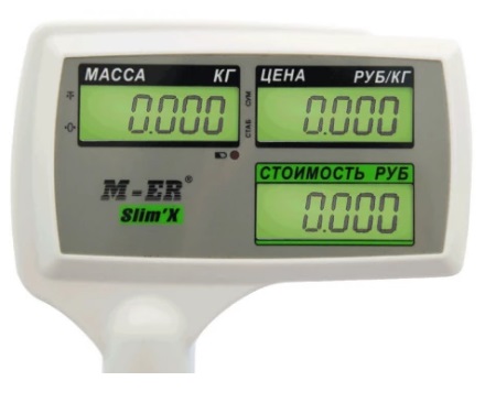 Весы торговые настольные M-ER 326ACPX-15.2 LCD White