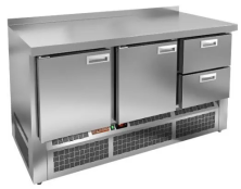 Стол холодильный HICOLD GNE 112/TN (с бортом)