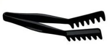 Щипцы универсальные Cambro TG11 110 (275мм, с зубцами) черные