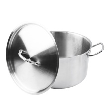 Кастрюля с крышкой EKSI CCS2012WH (200х125 мм, 3.8 л, с 2 ручками)