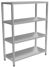 Стеллаж кухонный GPSteel СКП 1200/600/1800-п (4843п)