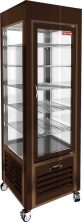 Витрина кондитерская HICOLD VRC 350 Brown FR коричневая
