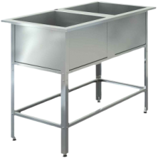 Ванна моечная Assum ВМС-С-2/400 (1000х500х850) (мойка AISI201)