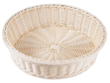 Корзина для хлеба MACO WB40 (круглая, d40см, h10см, плетеная структура, полиротанг)