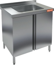 Стол закрытый с мойкой HICOLD НСЗ1М-7/6Б