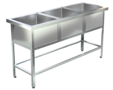 Ванна моечная Assum ВМС-С-3/400 (1500х500х850) (мойка AISI201)