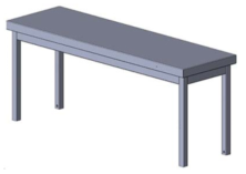 Полка настольная Assum ПНС-П3-1-6/3 (600х300х400)