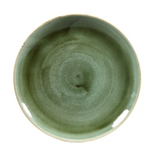 Тарелка мелкая Churchill Stonecast SSGSEVP81 (21,7см, без борта, цвет Samphire Green)
