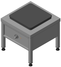 Плита-табурет электрическая Вулкан-Heidebrenner ETK 07 (8058)