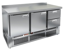 !Стол холодильный HICOLD GNE 112/TN (R290) с бортом