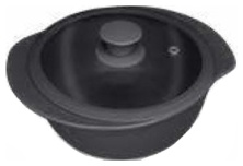 Кастрюля керамическая с крышкой Oxford NANQUIM 023388 BM02-4503 (D25см/2,3л)