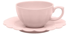 Чайная пара Oxford Flora Dalia 152328 (чашка 220мл и блюдце 16см)