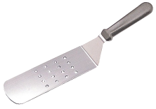 Лопатка перфорированная изогнутая 25х7,3см, пласт.ручка Pujadas 384.000